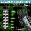 Máquina Corta Pelo Pro Clipper VGR V-279 Metal Cuchillas DLC 9000RPM Color verde