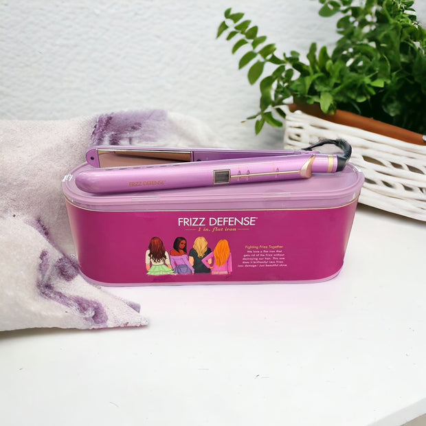 Plancha Plana De 1 Pulgada, Frizz Defense Fucsia 110v