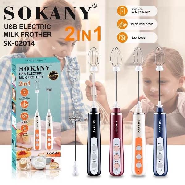 Batidor 2 en 1 Sokany