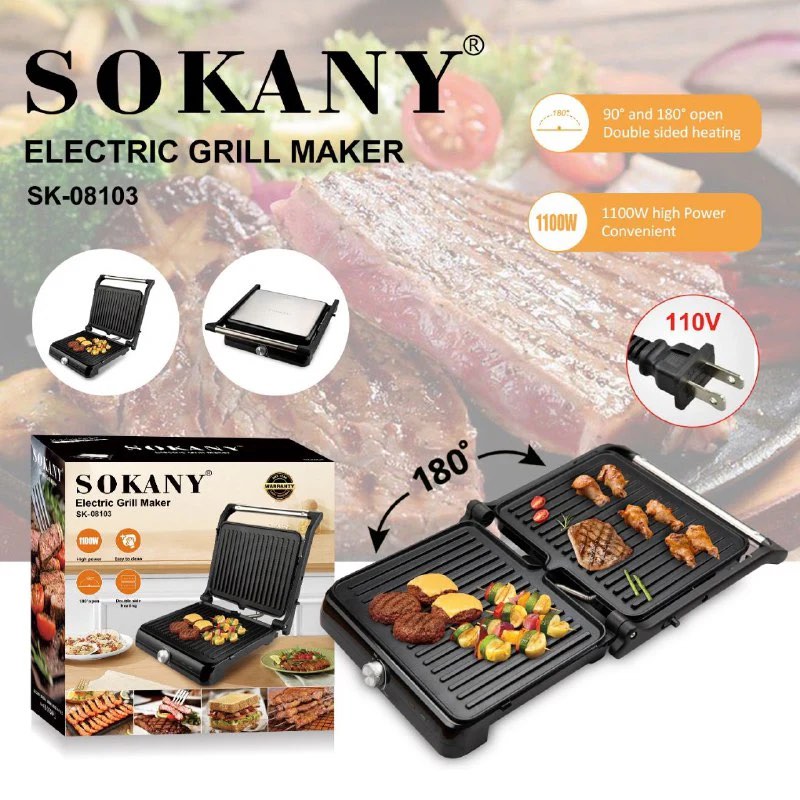 Parrilla Electrica Sokany