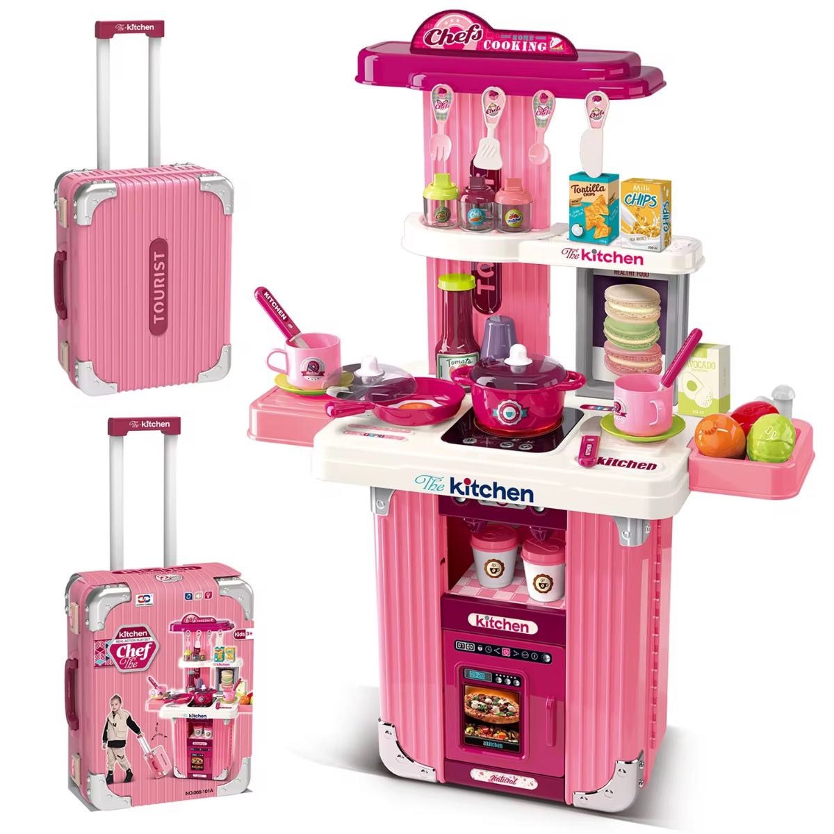 Juego de maleta cocina 3 en 1