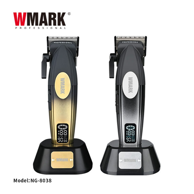 Maquina Peluquera Profesional WMARK NG-8038 DB Color Dorado