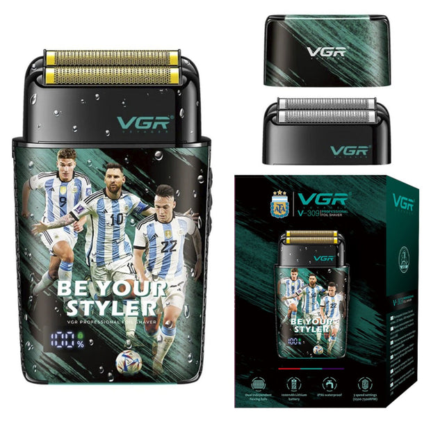 Afeitadora Eléctrica Rasuradora Recargable VGR V-309