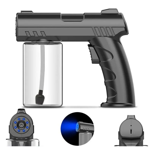 Spray Electrico Nano Atomizador Portatil Luz Azul Multiproposito