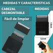 Afeitadora Eléctrica Hombre Portatil 2en1 Trimmer VGR V-376