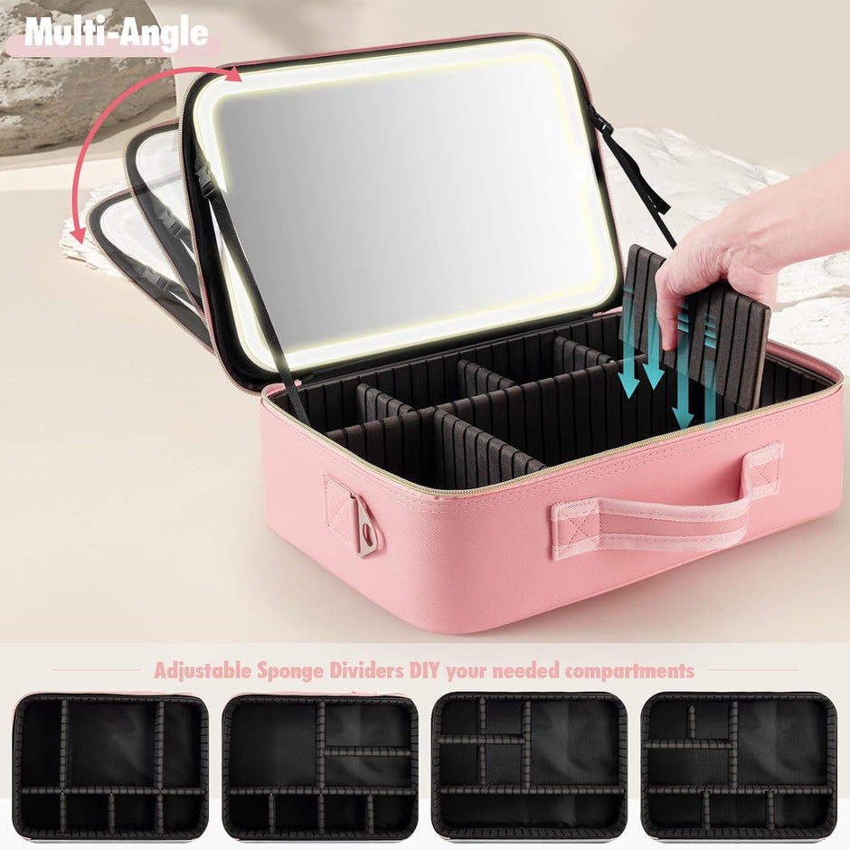 Organizador de Maquillaje Luz led