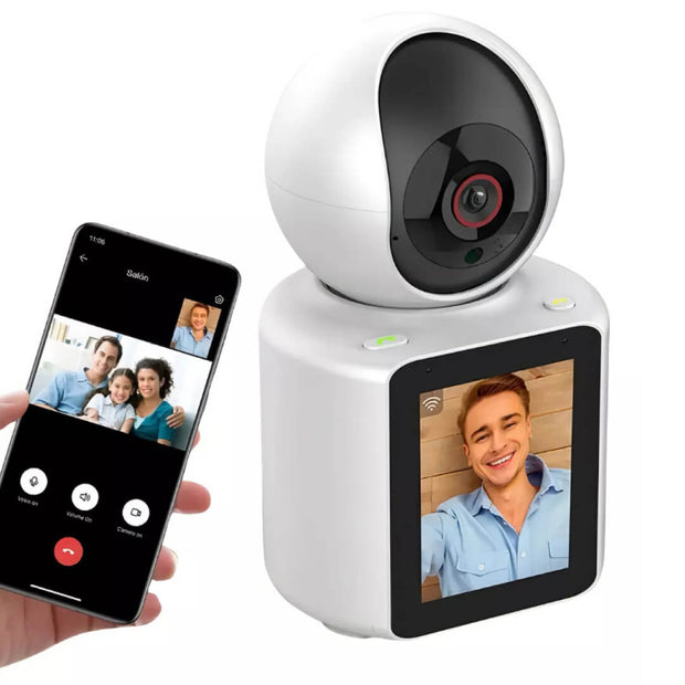 Cámara de Seguridad Wifi con Pantalla