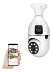 Cámara de Seguridad WiFi Doble Lente 360° Visión Nocturna