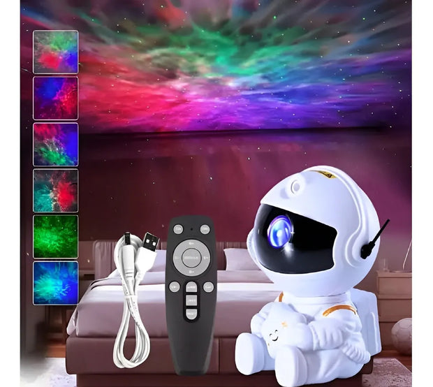 Astronauta proyector luz led Sentado