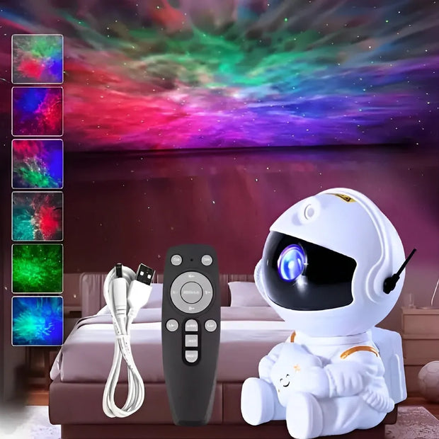 Astronauta proyector luz led Sentado