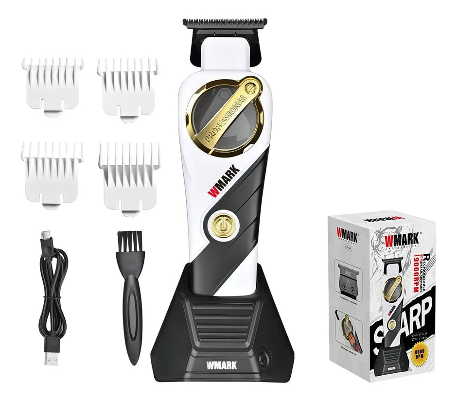 Patillera Wmark Inalambrica Profesional Ng-9213 9.000 Rpm Color Blanco