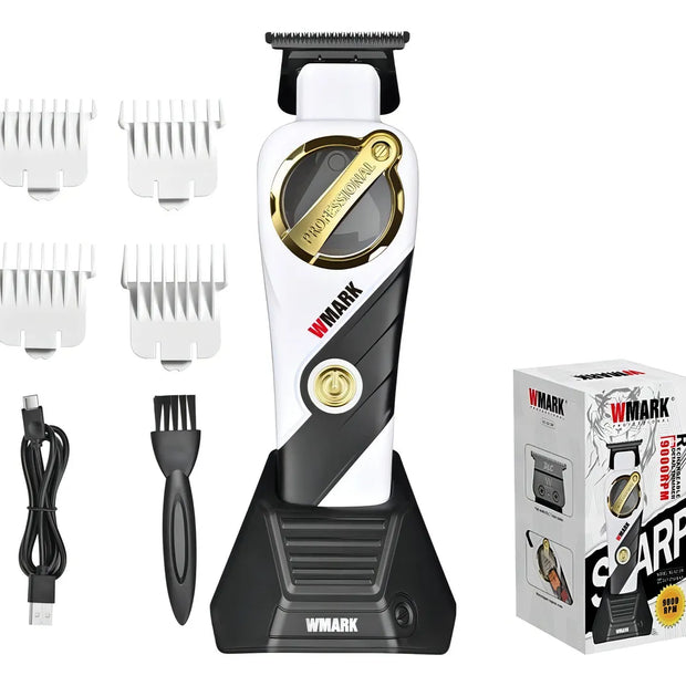 Patillera Wmark Inalambrica Profesional Ng-9213 9.000 Rpm Color Blanco