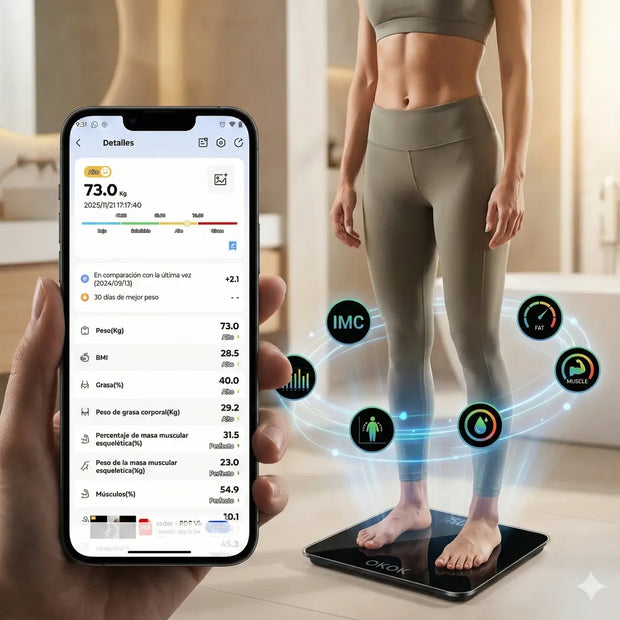 Balanza Digital bluetooth app