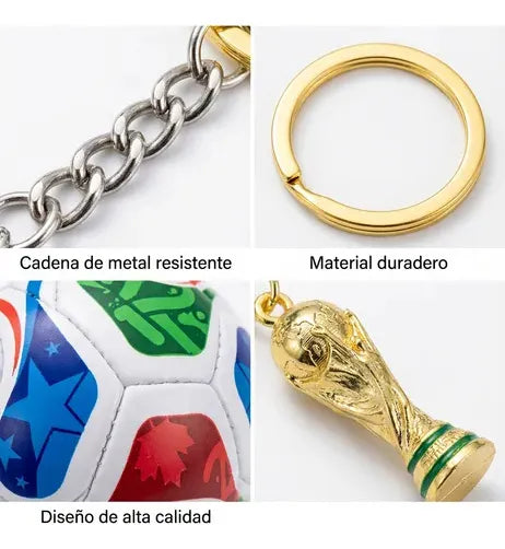 Llavero Balón Fútbol Mundial 2026 Edición Especial New