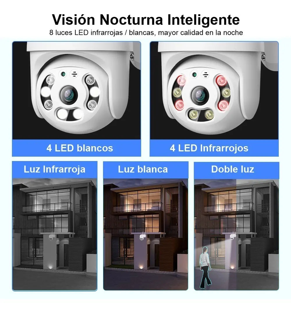 Cámara De Seguridad Ip Wifi Domo Ptz 1080p Exterior Yoosee