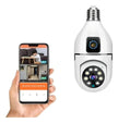 Cámara de Seguridad WiFi Doble Lente 360° Visión Nocturna