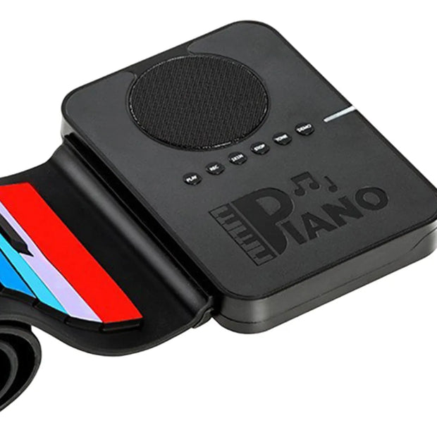 Piano Eléctrico Flexible Enrollable Portátil 37 Teclas Usb