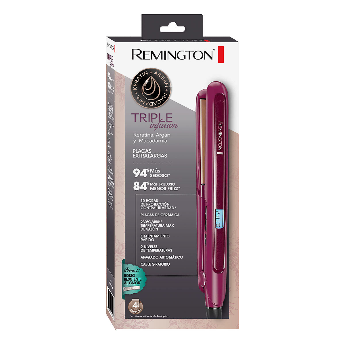 Plancha Remington Triple Infusión Original
