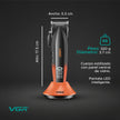 Maquina De Cortar El Pelo Turbo 9000 Rpm Vgr V-889c