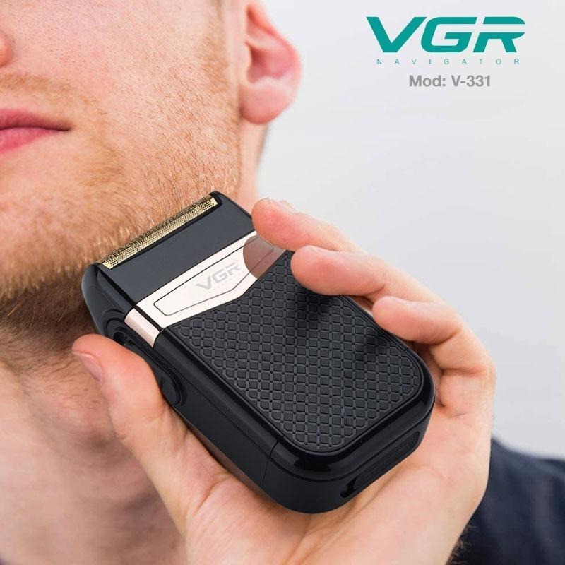 Afeitadora Shaver Corta Barba Calvo VGR V-331 Recargable