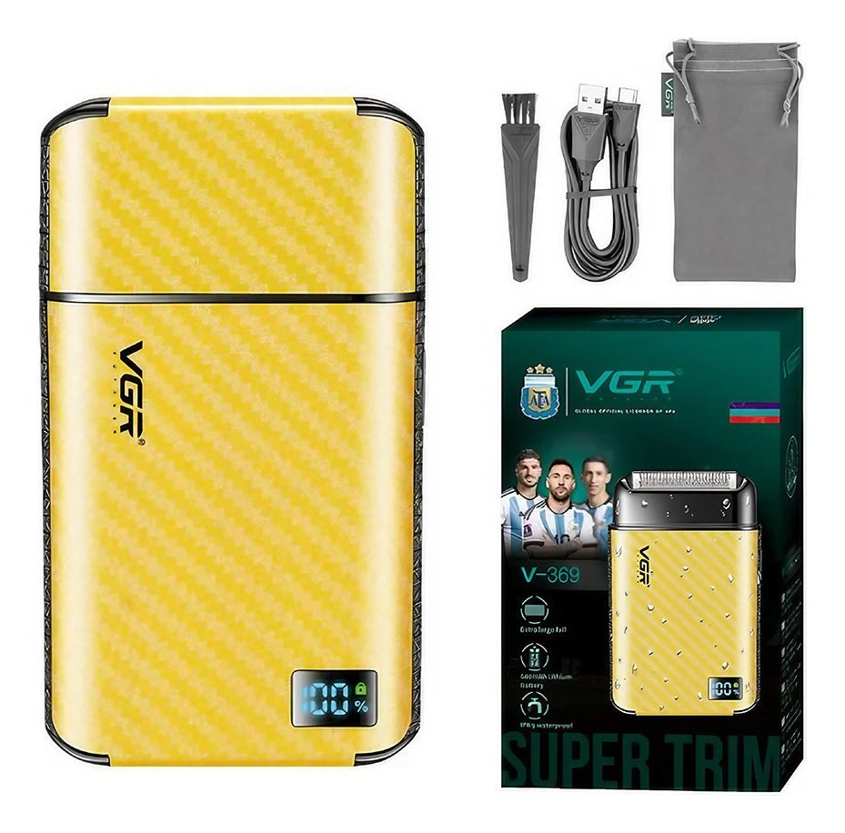 Afeitadora Eléctrica Hombre Portátil Inalámbrica Vgr V-369