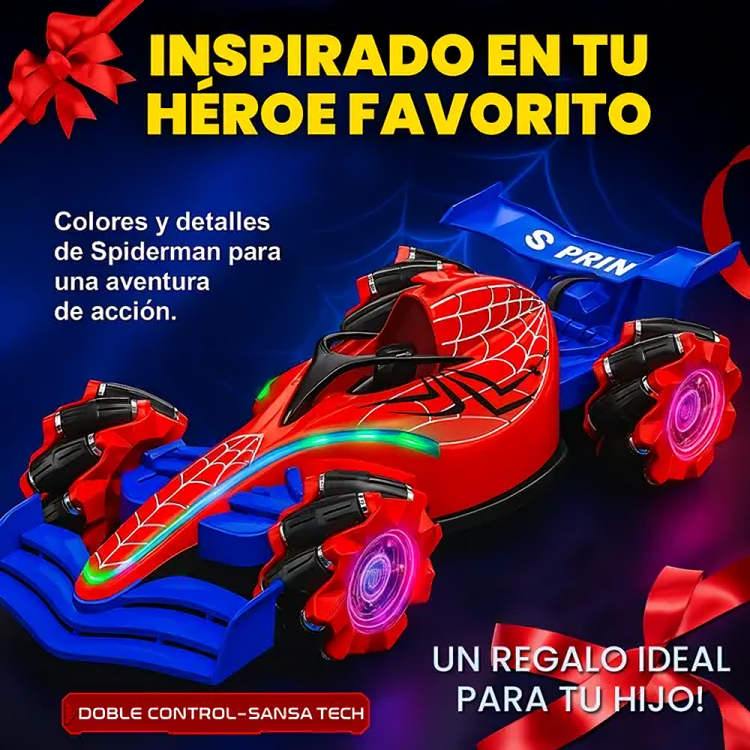 Carro Spiderman Racing Pro Edition