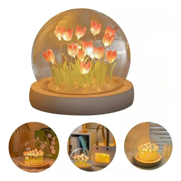 Lámpara Tulipanes Redonda