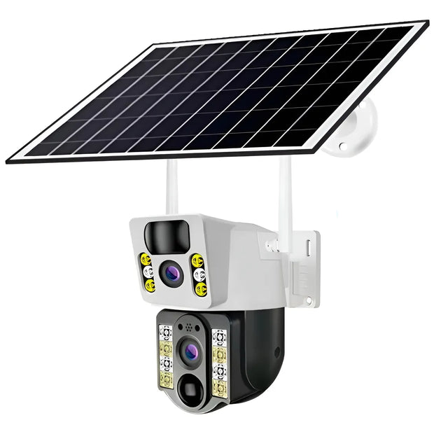 Cámara Solar WiFi Doble Lente VCS03-W-H