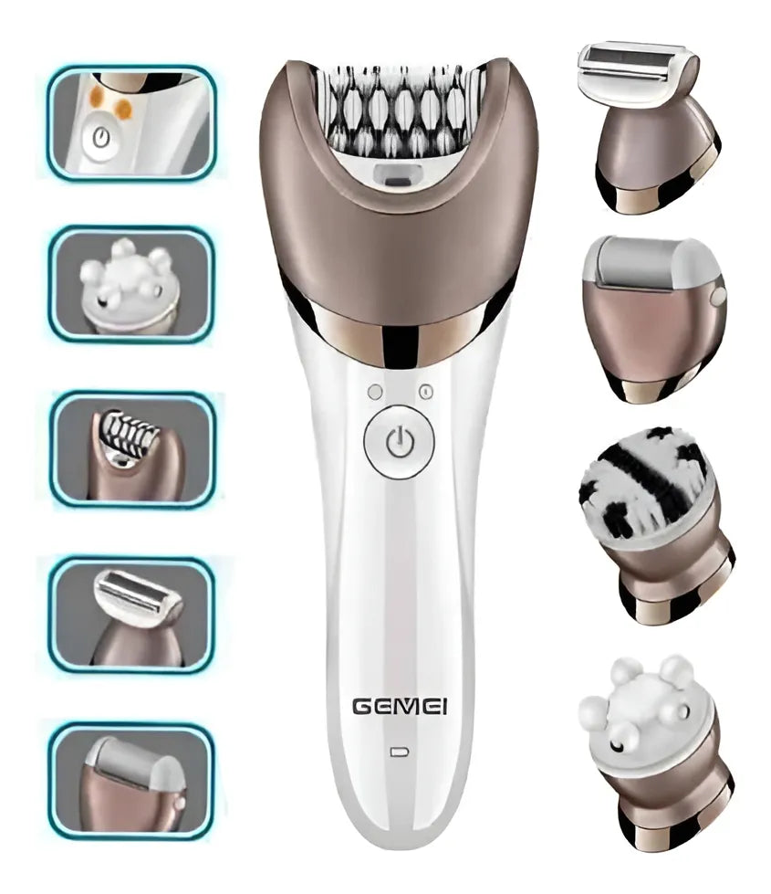 Máquina Depiladora GEMEI 5 en 1