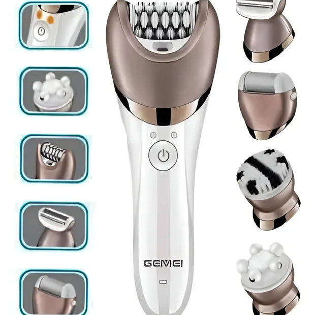 Máquina Depiladora GEMEI 5 en 1