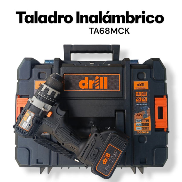 Taladro Percutor Brushless TA68MCK 68V 12 3000rpm