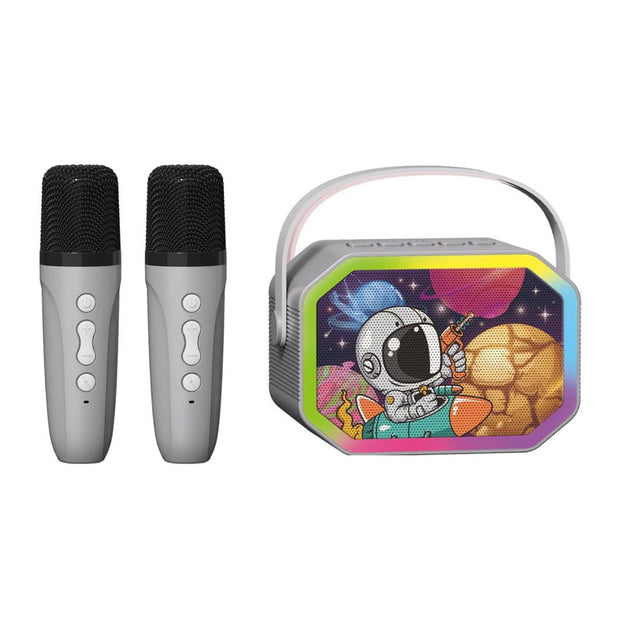 Mini Parlante con Micrófonos