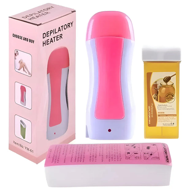 Kit Cera Depilatoria Roll - On