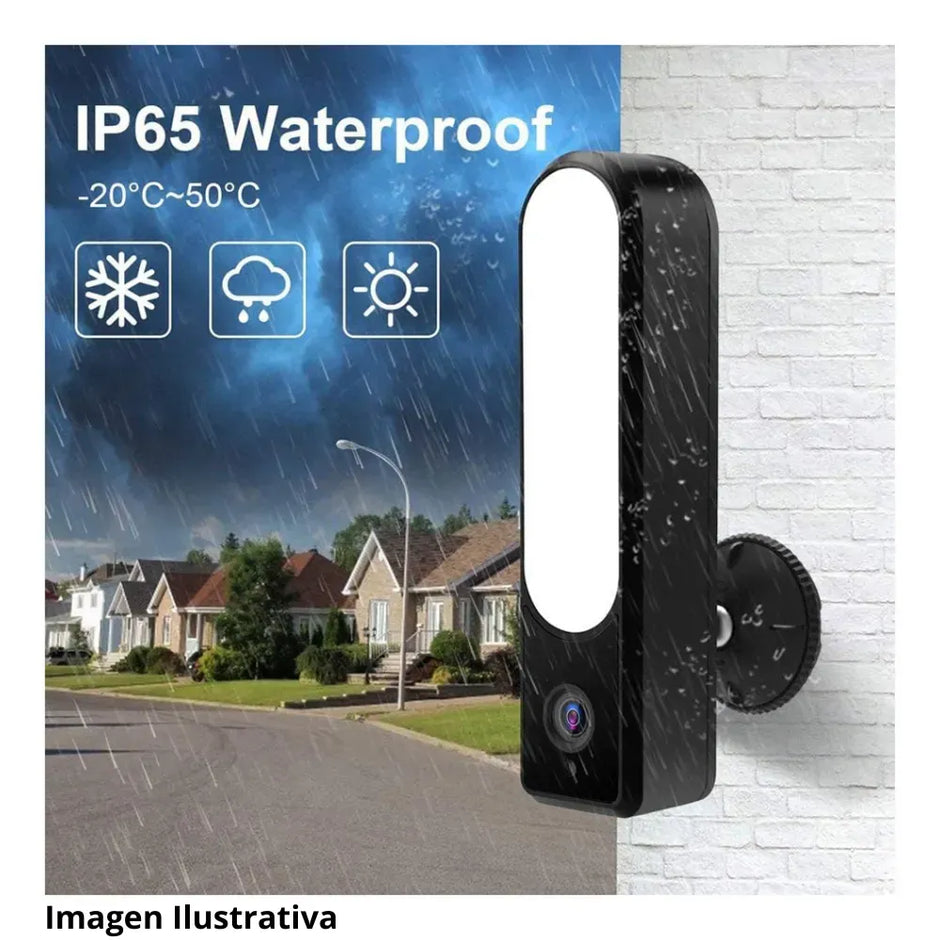 Cámara IP Exterior con Lámpara – APP TUYA