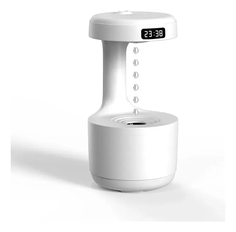 Humidificador Difusor Antigravedad con Reloj Digita