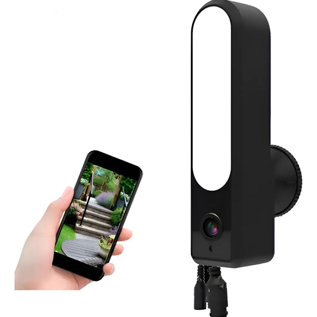 Cámara IP Exterior con Lámpara – APP TUYA