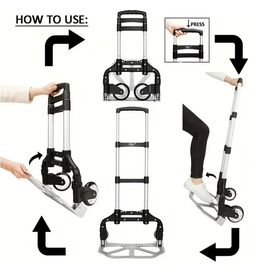 Carretilla Zorra Plegable Multifuncional 80kg