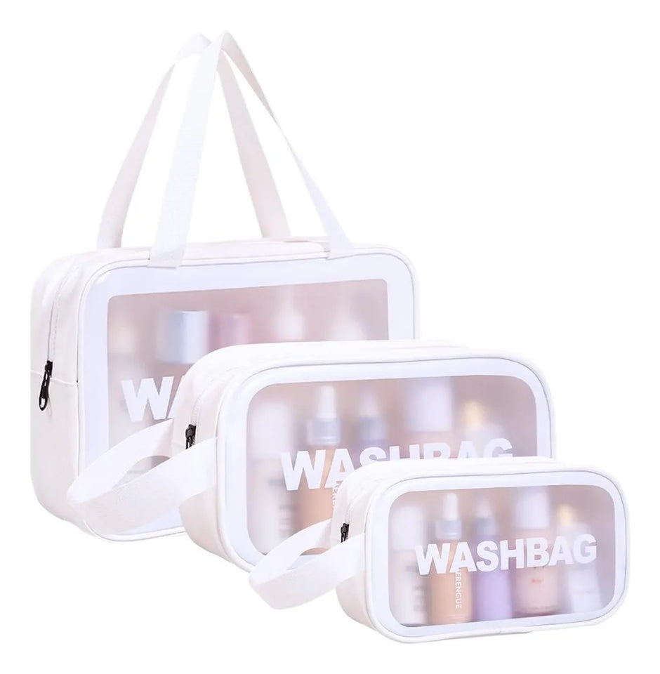Set X3 Cosmetiqueras Organizadoras Lavables