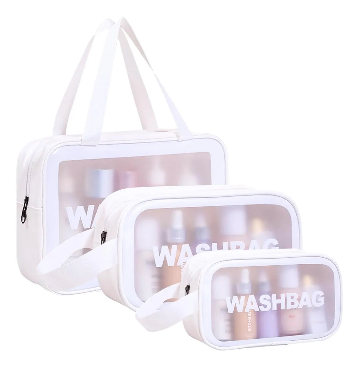 Set X3 Cosmetiqueras Organizadoras Lavables