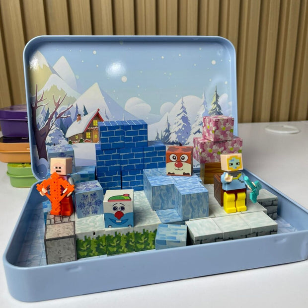 Cubos Minecraft Metálico X60 Piezas