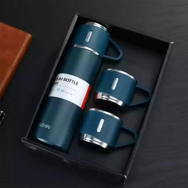 Termo Tres Tazas Vaccum