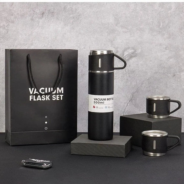 Termo Tres Tazas Vaccum