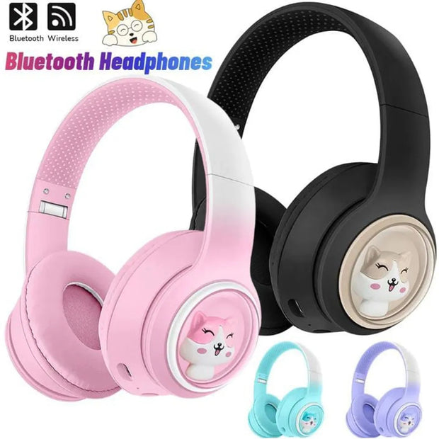 Diadema Bluetooth Figura Gatito AKZ-08